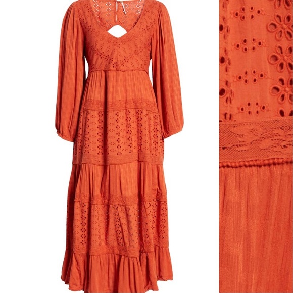 🌿|NWOT| Free People Mockingbird High/Low Dress - Picture 7 of 12